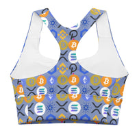 Wild Blue Yonder Longline sports bra
