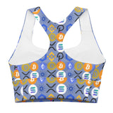 Wild Blue Yonder Longline sports bra