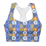 Wild Blue Yonder Longline sports bra