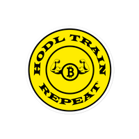 Old School Hodl Train Repeat Sticker